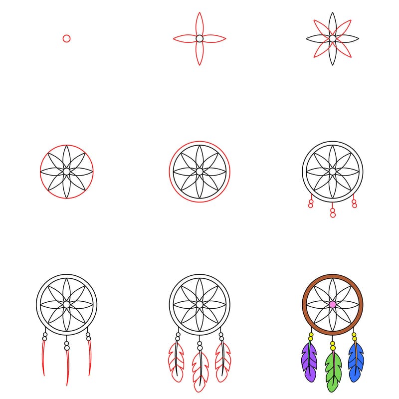 Cozy dreamcatcher Drawing Ideas