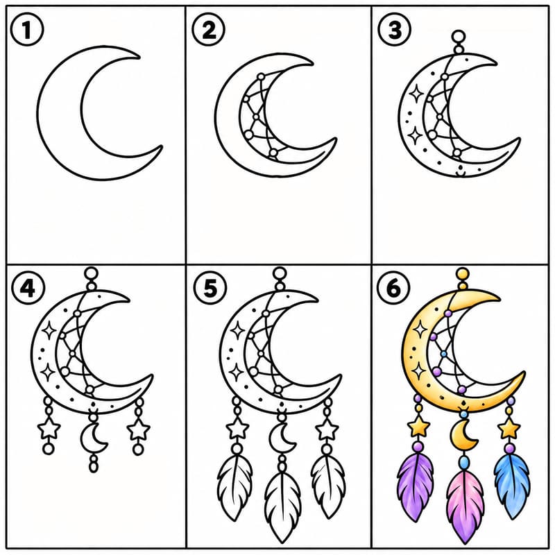 Mystic dreamcatcher Drawing Ideas