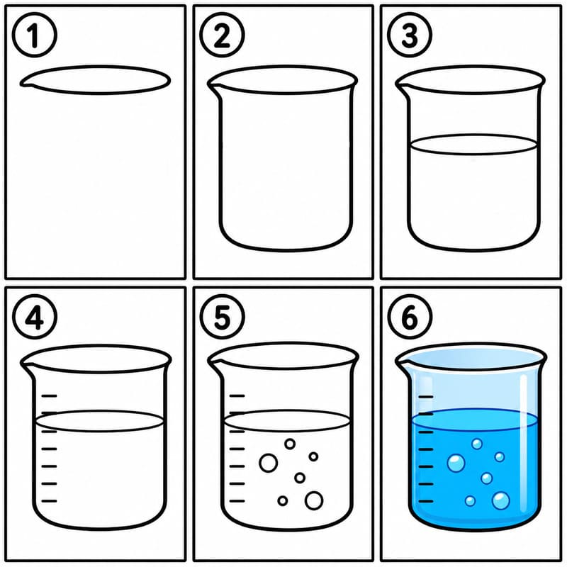 Beaker Drawing Ideas