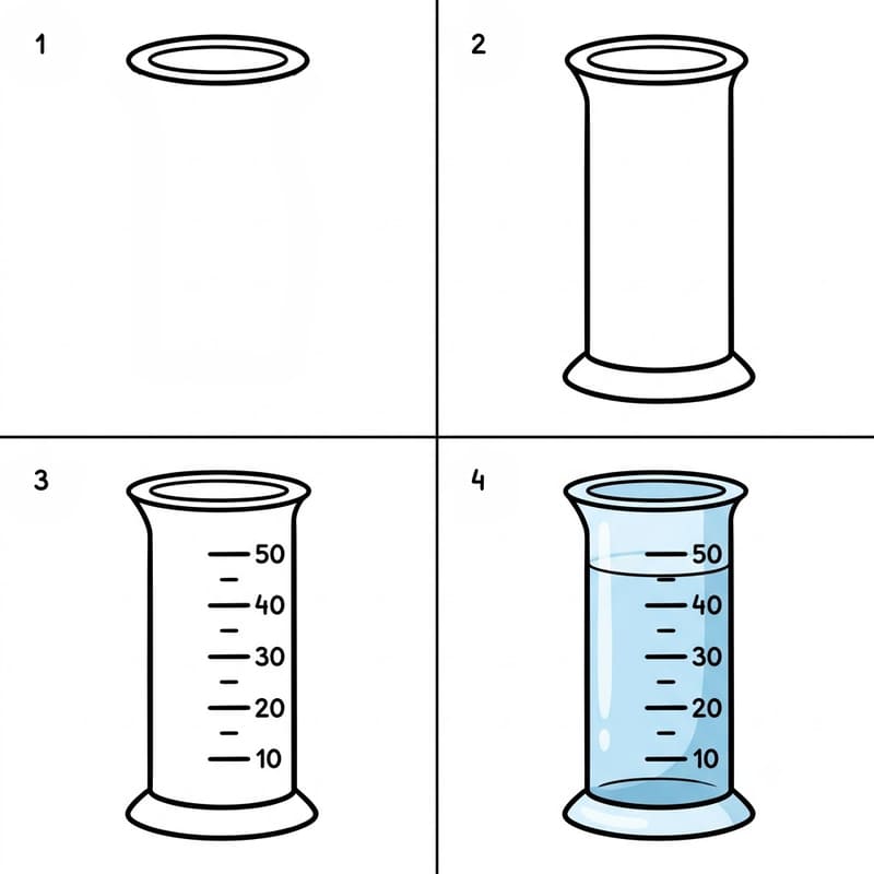 Lab beaker Drawing Ideas